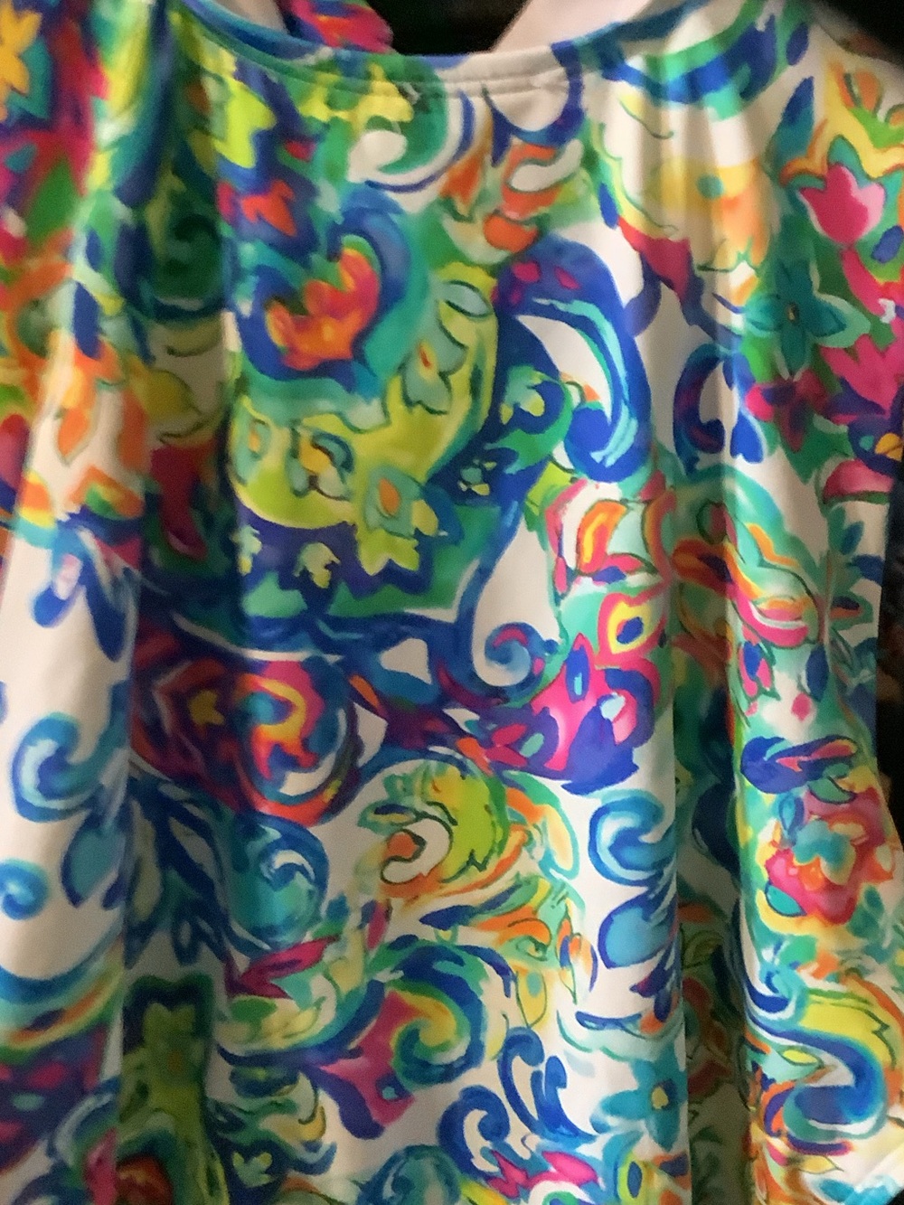 Lauren Ralph Lauren Multicolor Floral Ruffle One-Piece Swimsuit,8 - Picture 8 of 11